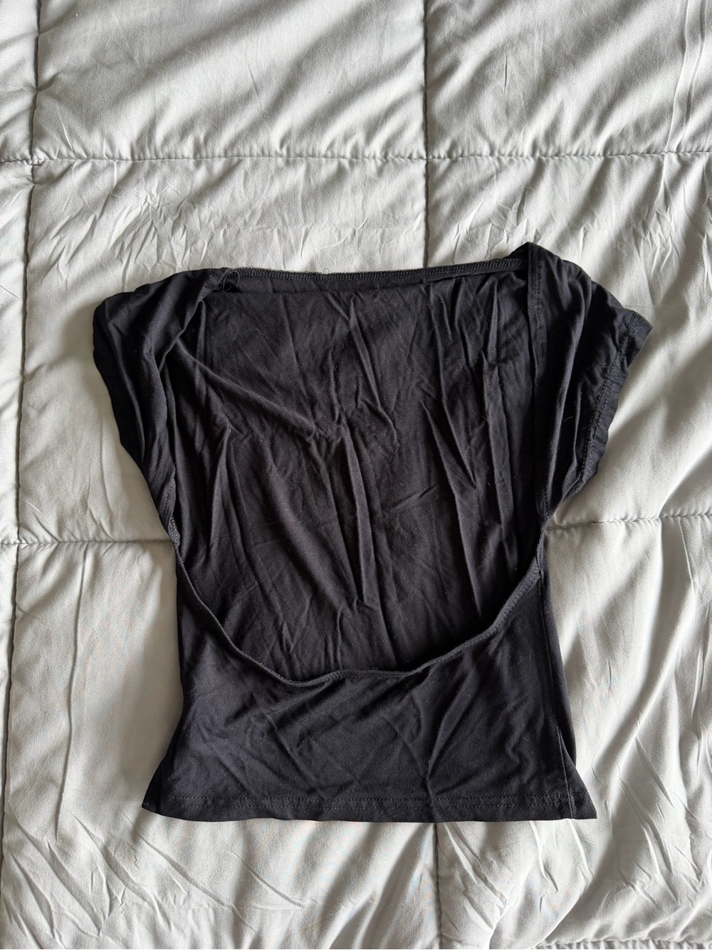 Black Women's Backless Top